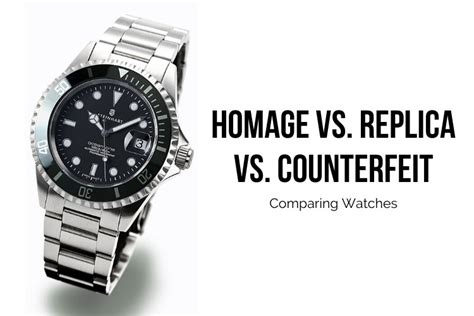 Homage vs. Replica vs. Counterfeit – Comparing Watches.